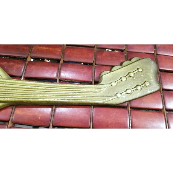 Vintage Royal Cast Aluminum  Mandolin & Violin Instruments Wall Decor - Picture 4 of 6